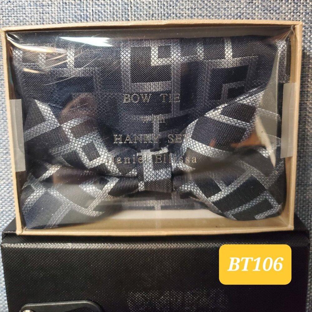 Pre-Tied Bow Ties by Daniel Ellissa - (BT - 106)